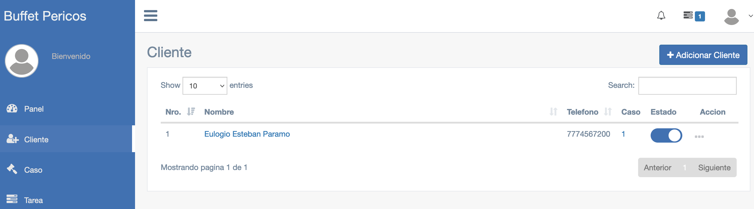 Sistema de Gestion de Casos Juridicos
